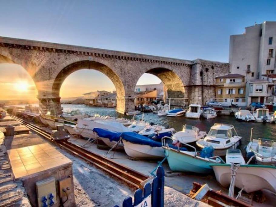 Superbe Logement Au Vallon Des Auffes 마르세유 외부 사진